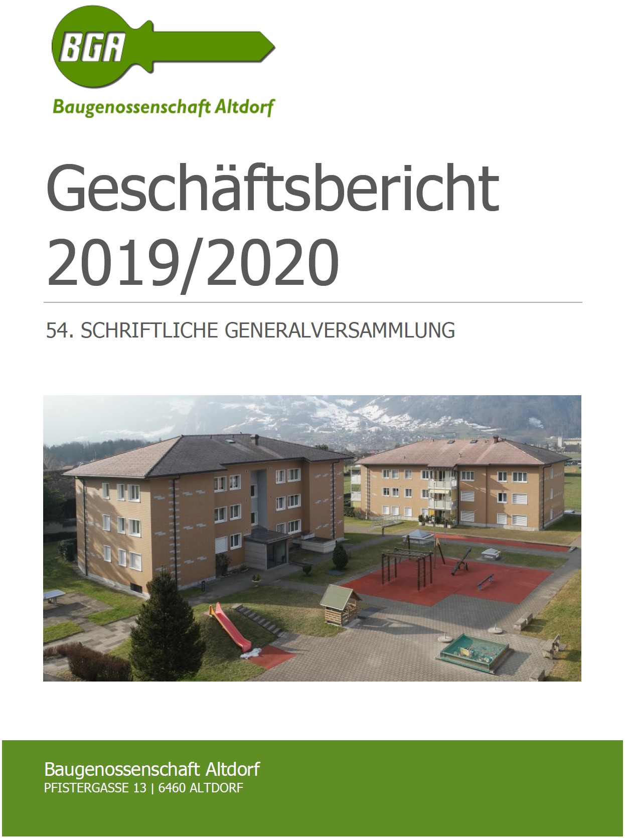 Geschftsbericht 2019 2020